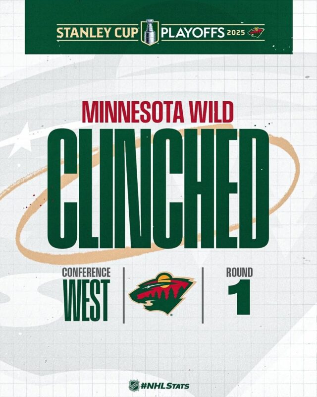 Els @mnwild i els @StLouisBlues s'han classificat per a la postemporada. #mnwild    #stlblues